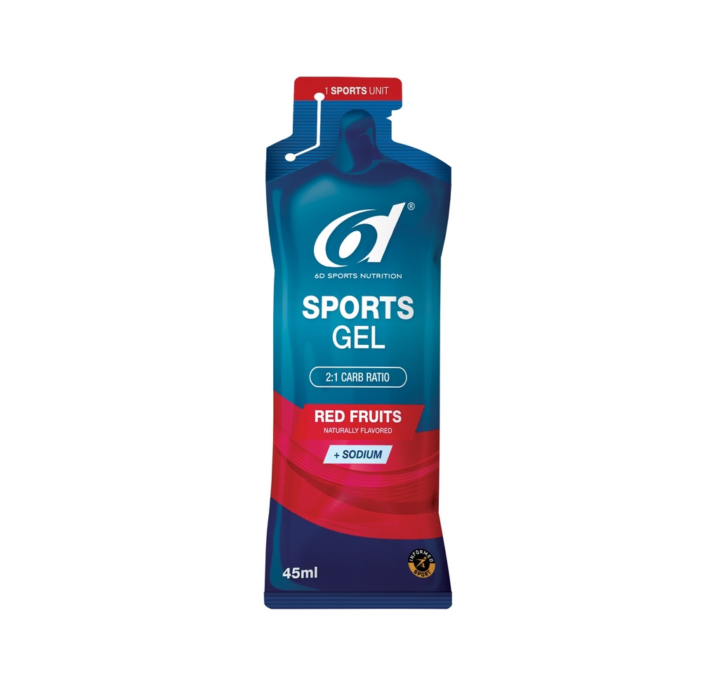 6D - Sports Gel - Red Fruits