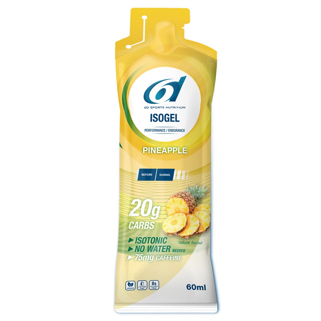 6D - Isogel Caffeine - Pineapple