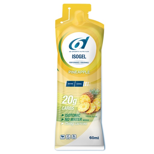 6D - Isogel Caffeine - Pineapple
